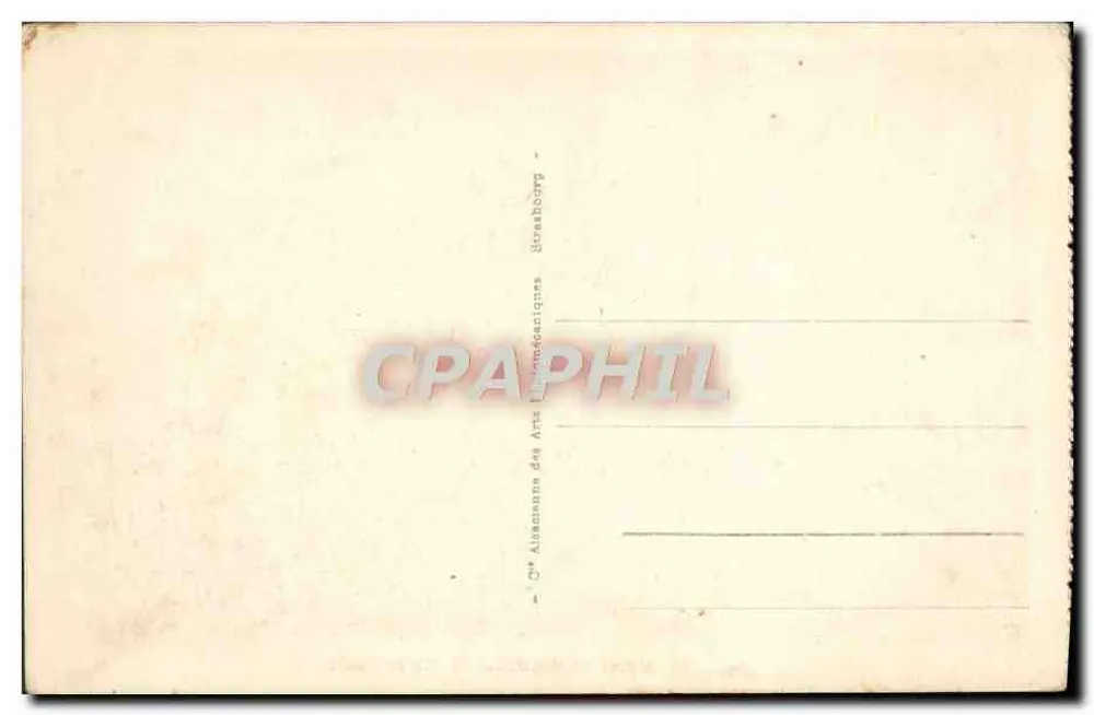 Mont-Saint-Michel — Chapelle Saint-Aubert sur rocher — Imprimerie des Arts Graphiques de Strasbourg - Verso
