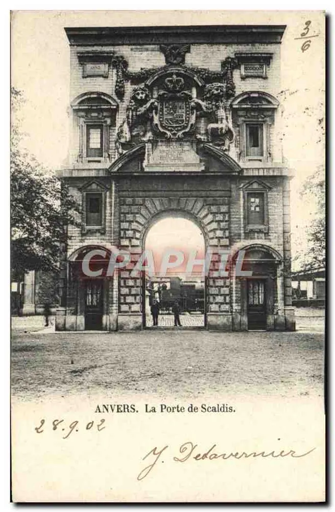 Anvers. A Porta de Scaldis — Y. Debavernier, n°36 - Frente