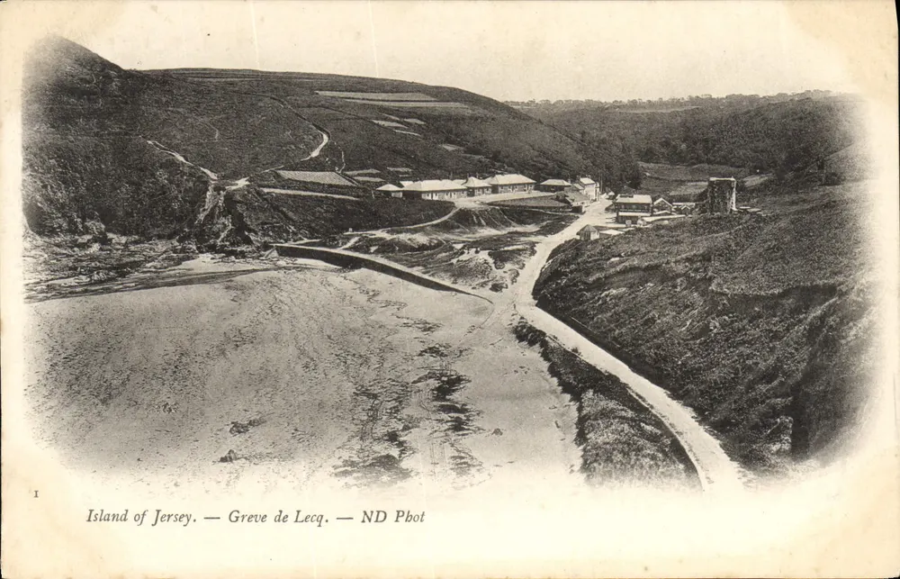 Greve de Lecq — Ilha de Jersey — ND Phot - Frente