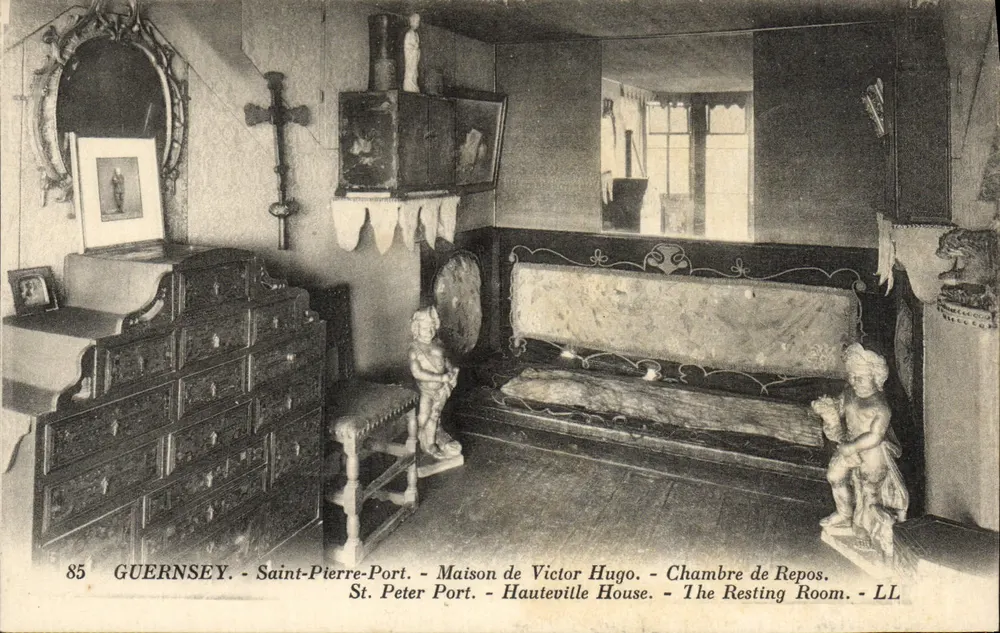 Saint-Pierre-Port - Haus von Victor Hugo - Ruhezimmer - Vorderseite