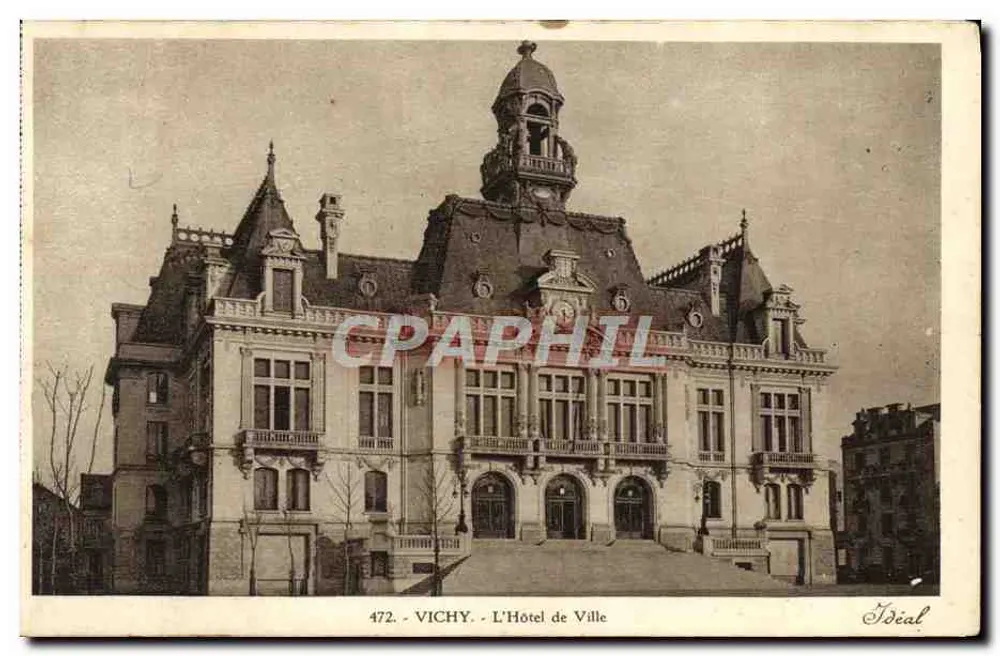 Vichy - O Hotel da Cidade — editor Ideal, n° 472 - Frente