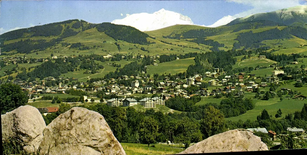 Mégeve — Allgemeiner Blick auf die Station — Verlag unbekannt, Seriennummer nicht sichtbar - Vorderseite