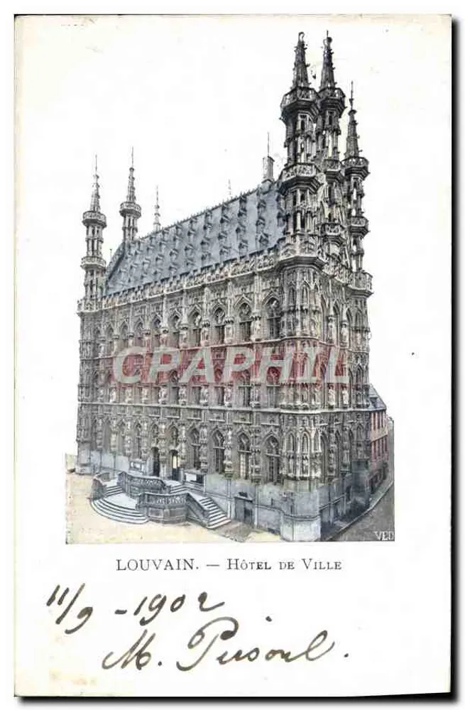 Lou vain — Hotel de Ville — VED - Frente