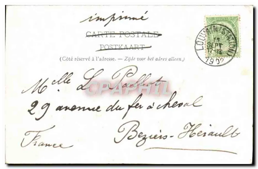 Lou vain — Hotel de Ville — VED - Verso