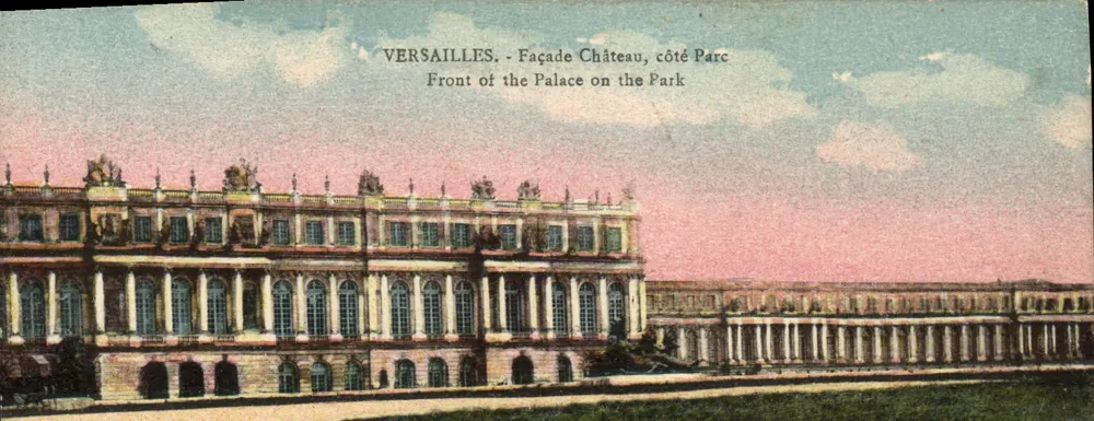 Versailles - Fachada do Castelo, lado do Jardim — edição não identificada - Frente