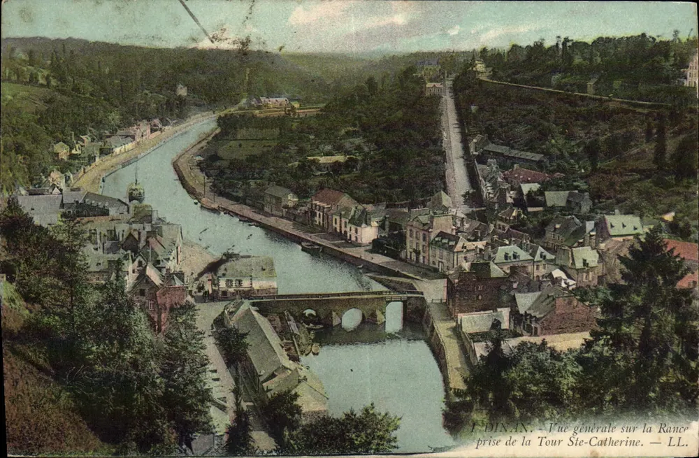 Dinan - Allgemeiner Blick auf die Rance von der Ste-Catherine-Turm — LL. - Vorderseite