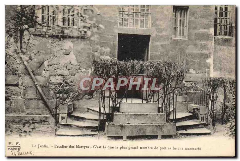 O Jardim - Escada dos Mártires - F. F. Paris - Frente