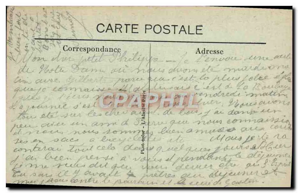PARIS — Notre-Dame — A Fachada — Front of Notre-Dame Church — 27 - Verso