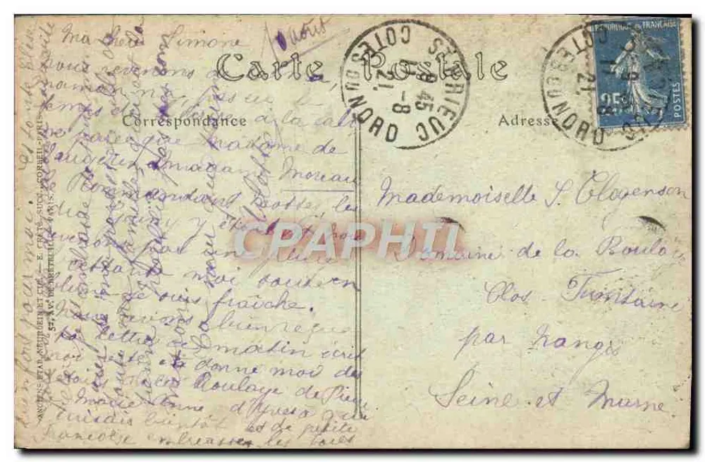 PARIS — O Pátio de Notre-Dame — JND fot. n°362 - Verso
