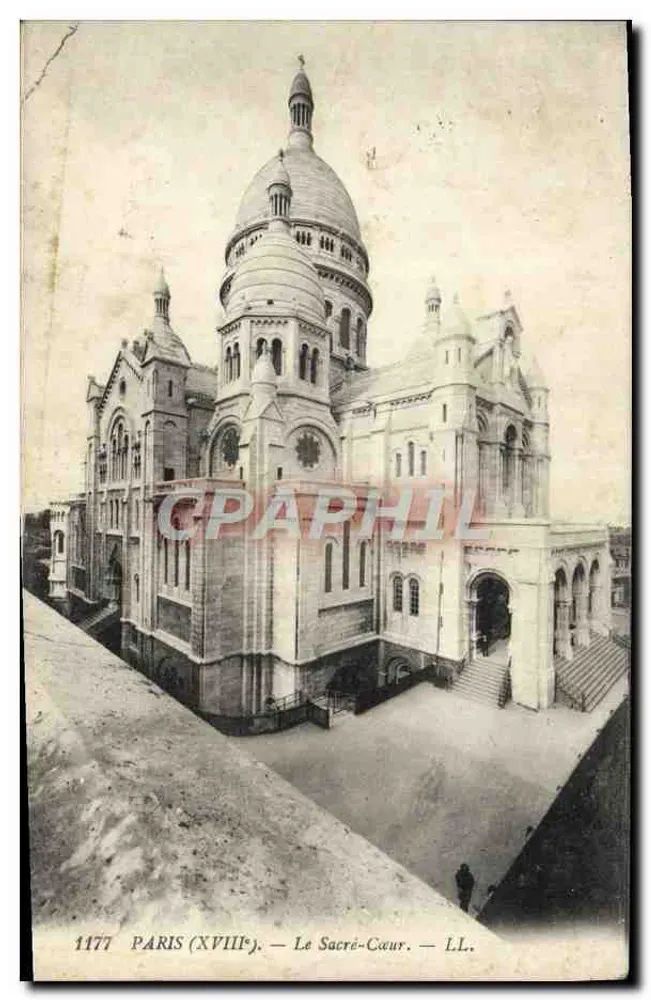 Paris (XVIIIe) — O Sagrado Coração — LL. — n° 1177 - Frente