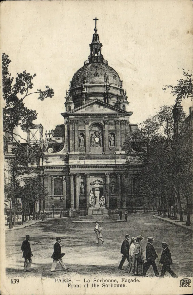 Paris — A Sorbonne, Fachada — ND Hot, n° 639 - Frente