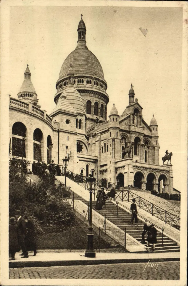Montmartre — Basilika des Heiligen Herzens — Yvon Art Editions, n°249 - Vorderseite