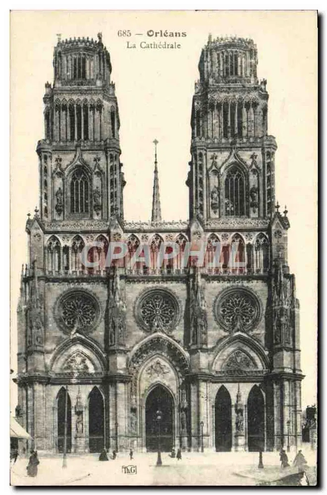 Orléans — A Catedral — Editor Th.G. n°685 - Frente
