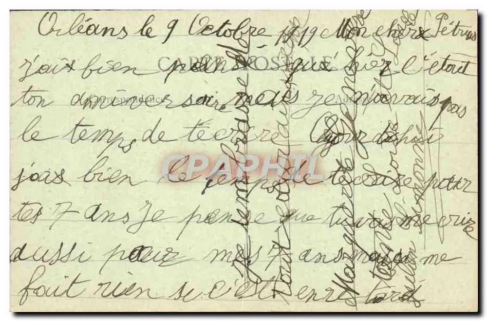 Orléans — A Catedral — Editor Th.G. n°685 - Verso