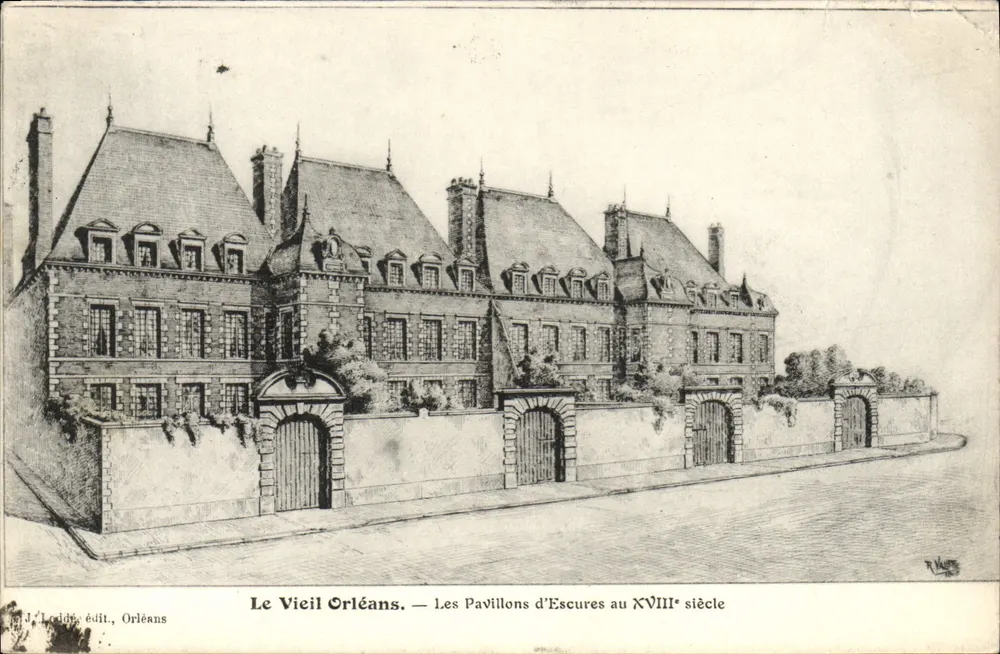 Le Vicil Orléans — Die Pavillons d'Escures im 18. Jahrhundert — J. Loidé, Verlag, Orléans - Vorderseite