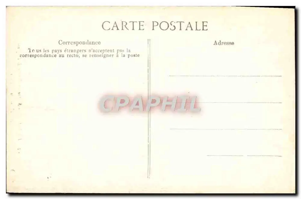 Le Mans — Statue des Portal der Kirche Notre-Dame de la Couture — Verlag B.P.D. Nr. 93 - Rückseite