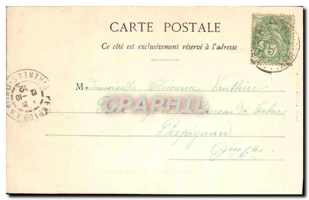 Bourg-Madame und die französische Cerdagne — n°12 — Verlag Fan et Campistro, Perpignan - Rückseite