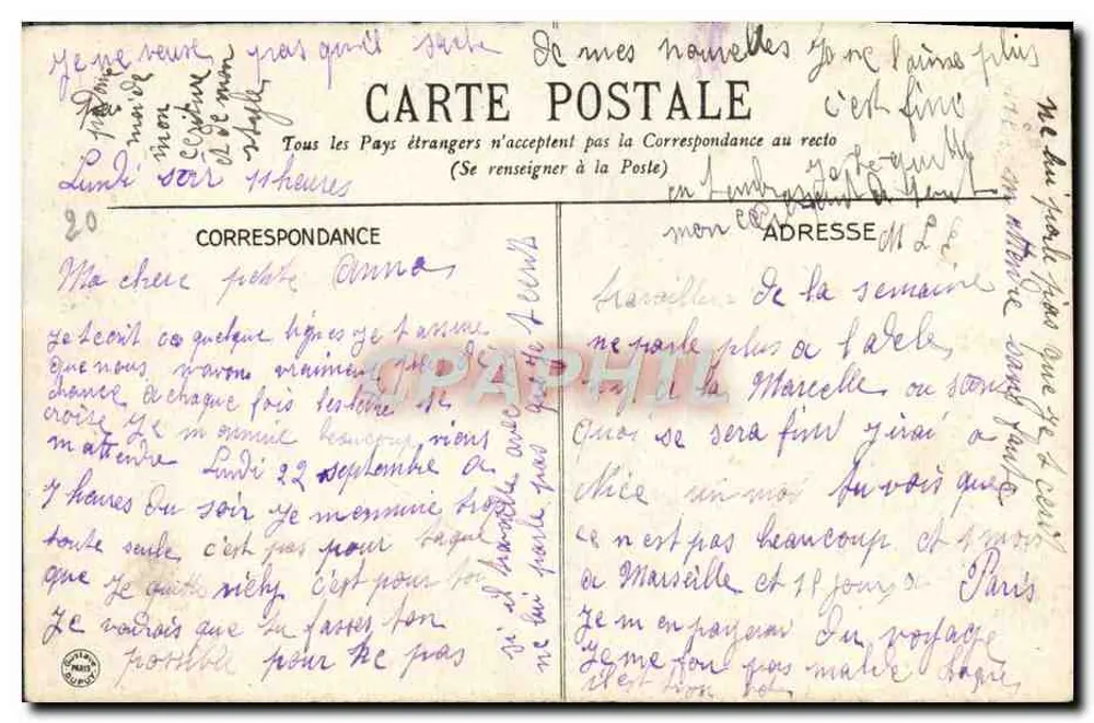 Vichy — Igreja de São Luís — G.D. - Verso