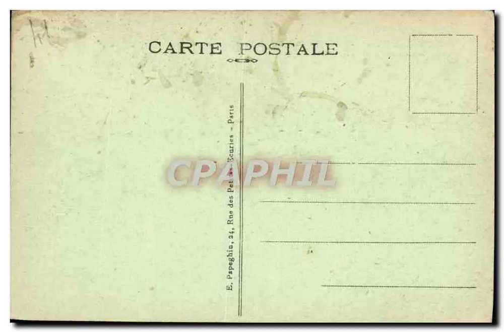 Montrichard (Loire-et-Cher) — Das feudale Schloss, der Rundweg — A.P. Nr. 30 - Rückseite
