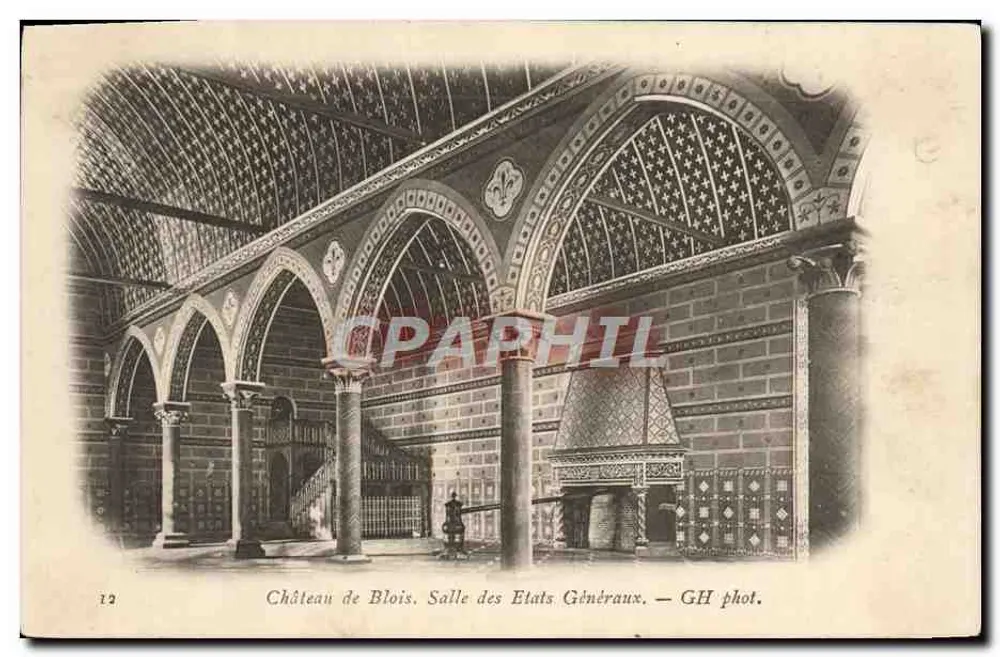 Schloss Blois. Saal der Generalversammlung — GH phot. - Vorderseite