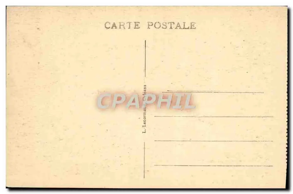 Castelo de Cheverny (Loir-et-Cher) — O Interior — L. Le Cormaun, Orléans - Verso