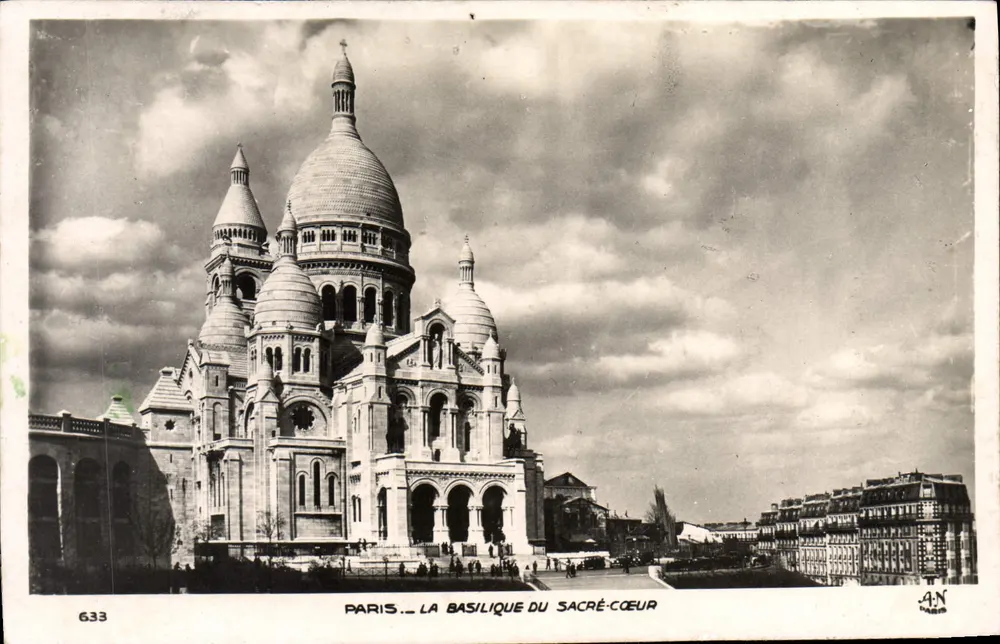 Paris — A Basílica do Sagrado Coração — A.N. Paris, n°633 - Frente
