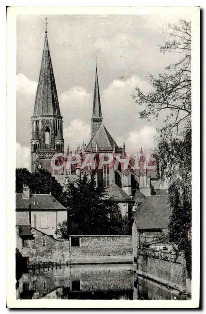 Vendôme (E.-&-C.) — Abside da Igreja da Trindade — Editor: Paris, Sinsbourg, ND.21 - Frente