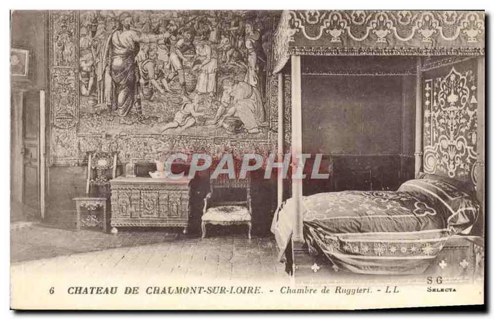 Castelo de Chalmont-sur-Loire — Quarto de Ruggieri — S.G. Selecta - Frente