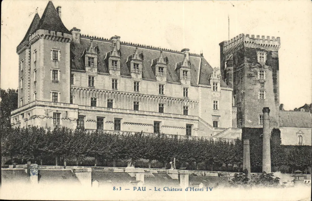 Pau — O Castelo de Henrique IV — editor desconhecido, n° 813 - Frente