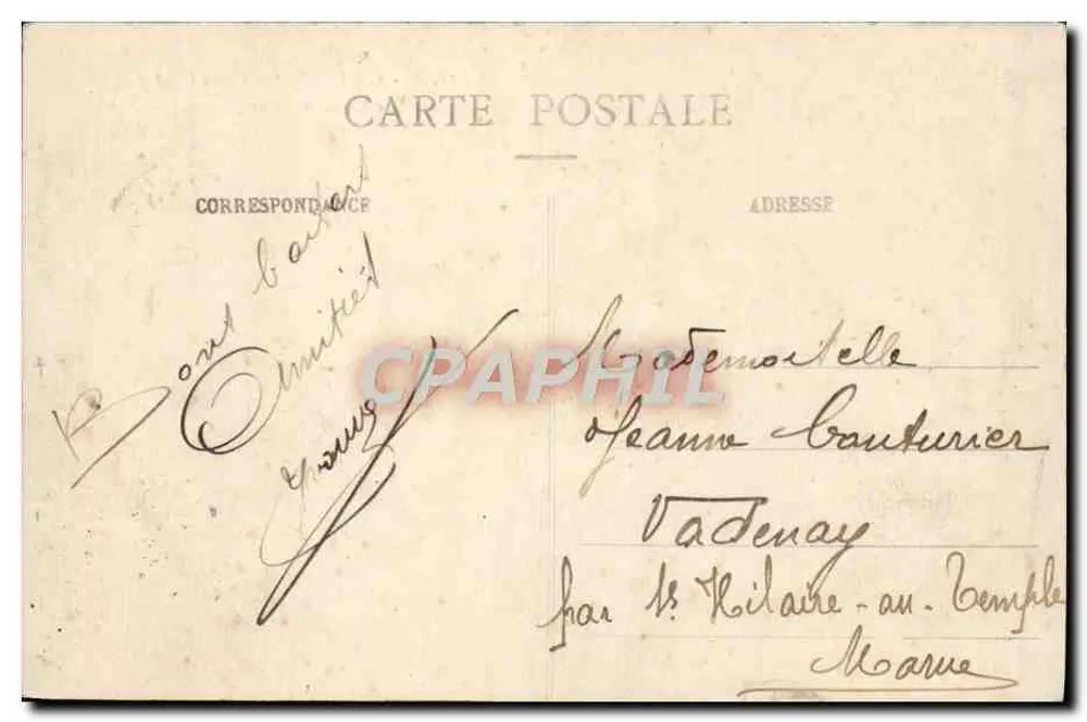 Castelo de Ussé — Vista geral — G. B. - Rigny (Loir-et-Cher) - Verso