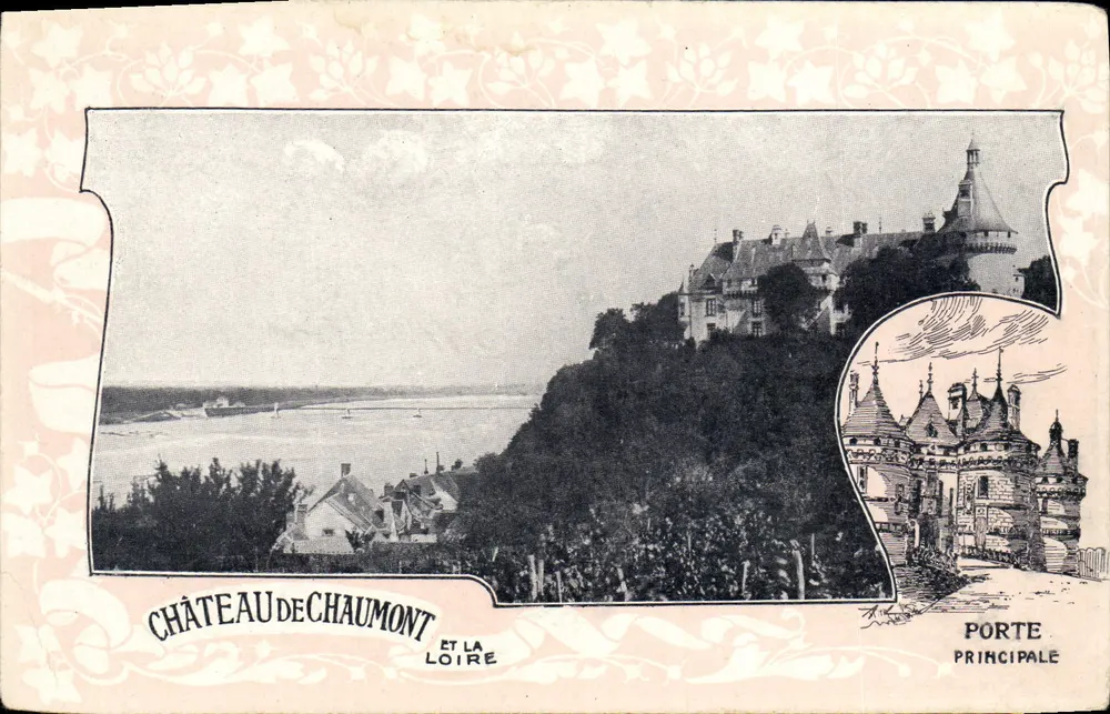 Castelo de Chaumont e a Loire — Porta principal — editor não identificado - Frente