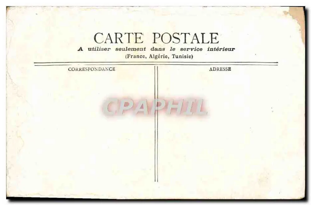 O Castelo de Chaumont — editor não visível, número de série ilegível - Verso