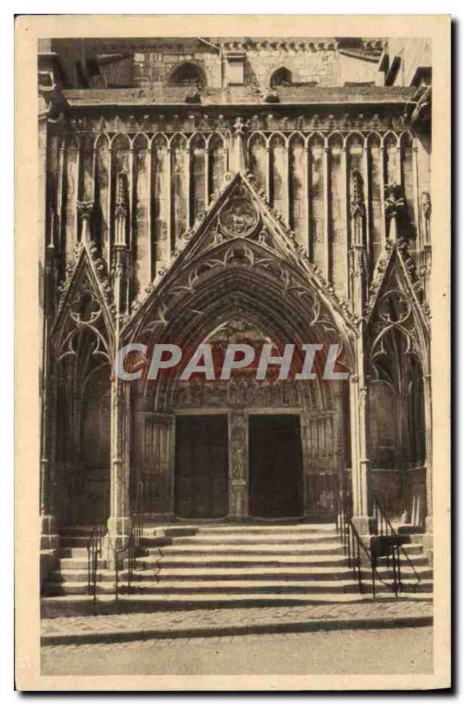 Portal der Kathedrale — Chaumont — Verlag Librairie St-Jean-Baptiste - Vorderseite