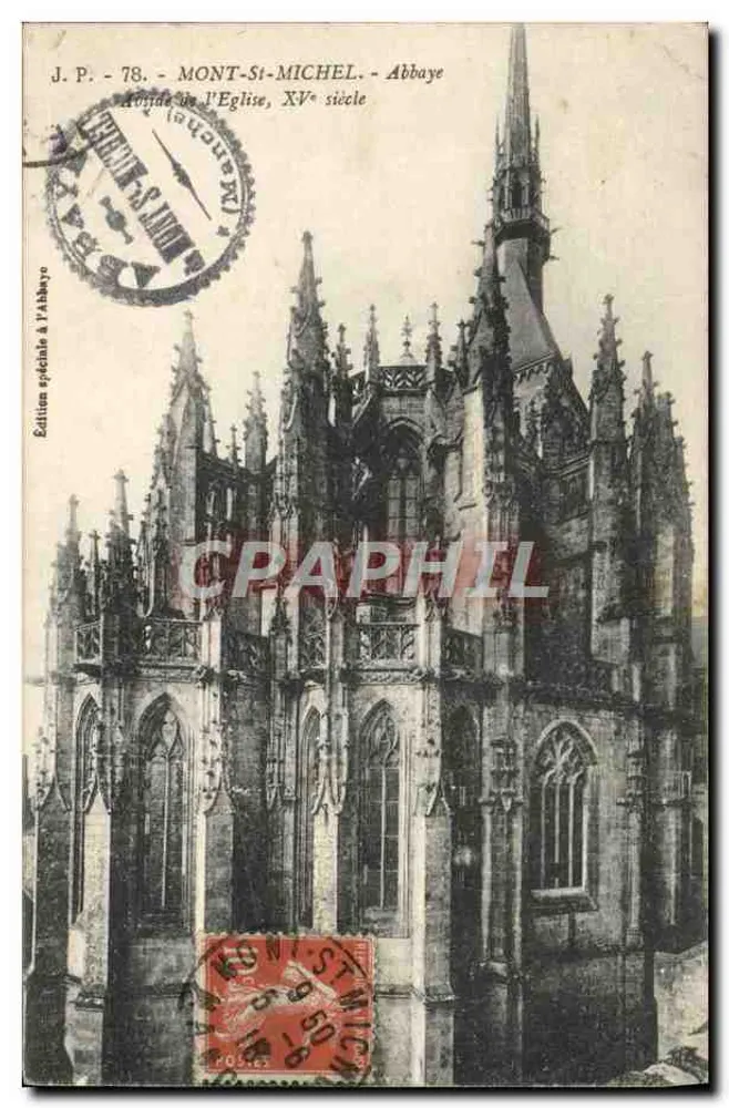 Mont-Saint-Michel — Abbaye de l'Église, XVᵉ siècle — Édition spéciale à l'Abbaye - Frente