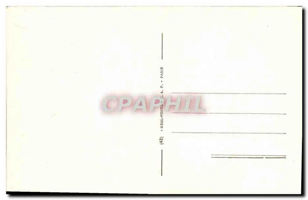 Vendôme — Ruínas do Castelo (lado sul) — REAL-PHOTO C.A.P. PARIS n°42 - Verso