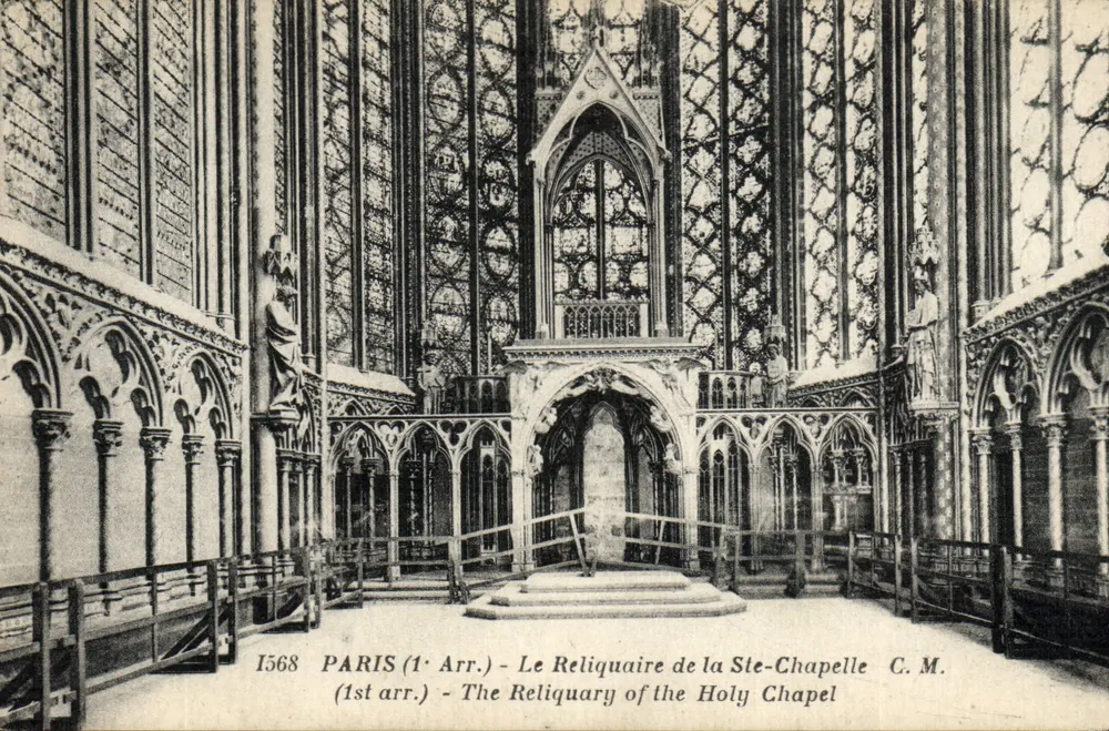 Paris (1er arr.) - O Reliquário da Santa Capela - C. M. - Frente