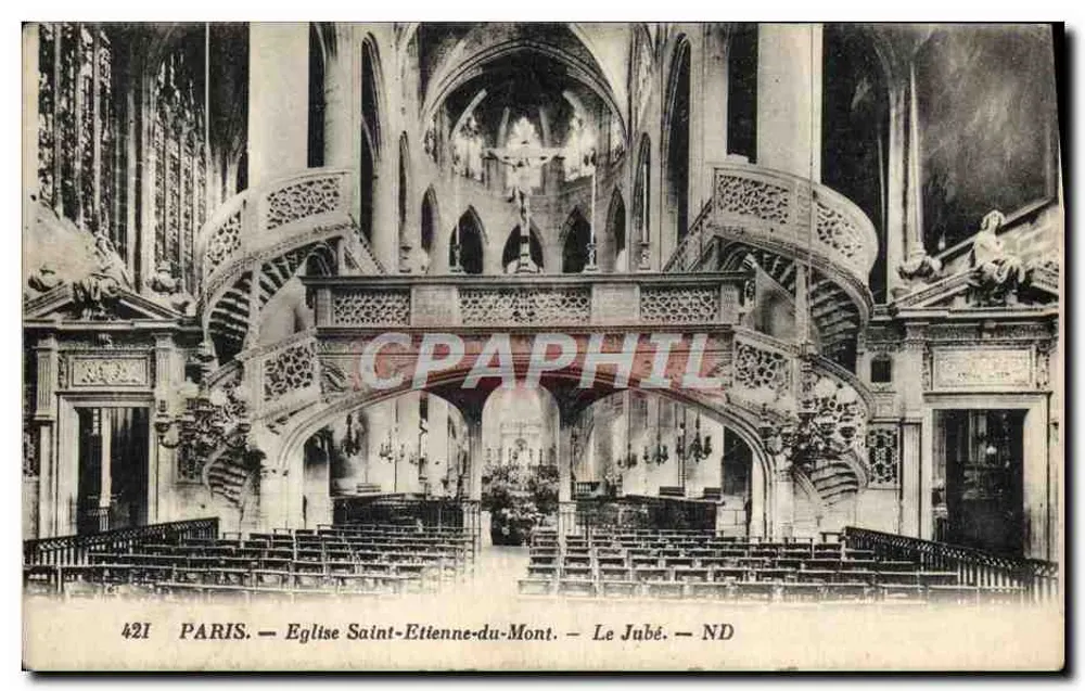 Paris — Kirche Saint-Etienne-du-Mont — Der Jubé - Vorderseite