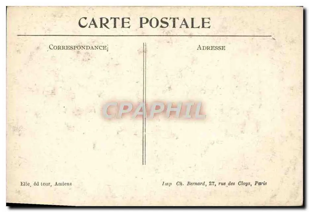 Méharicourt (Somme) — La Chiesa — Visé à Paris No. 349 - Verso