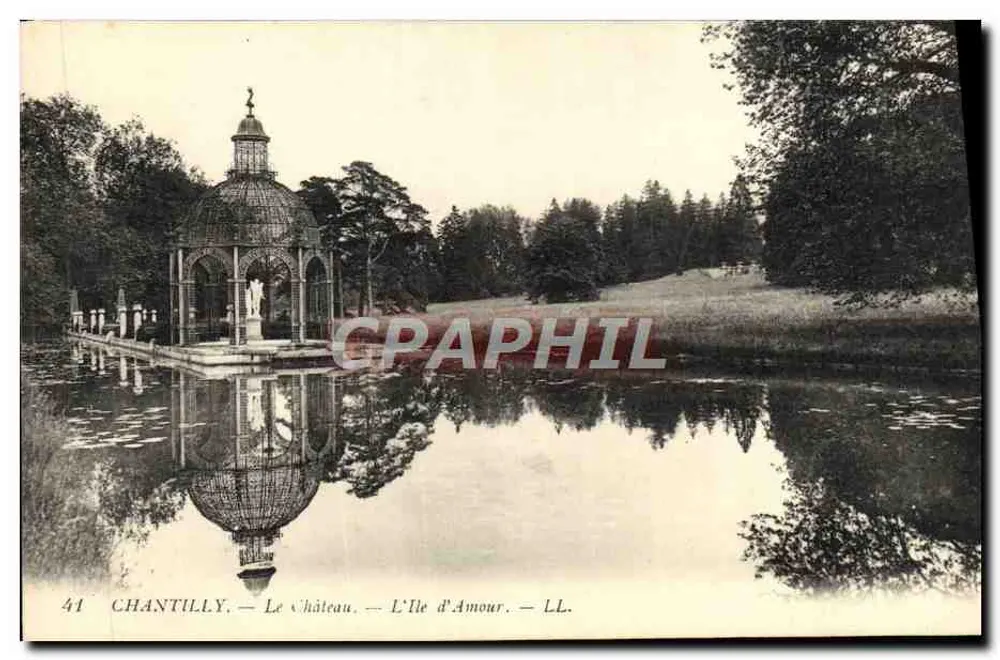 Chantilly — O Castelo — A Ilha do Amor — LL. — n°41 - Frente