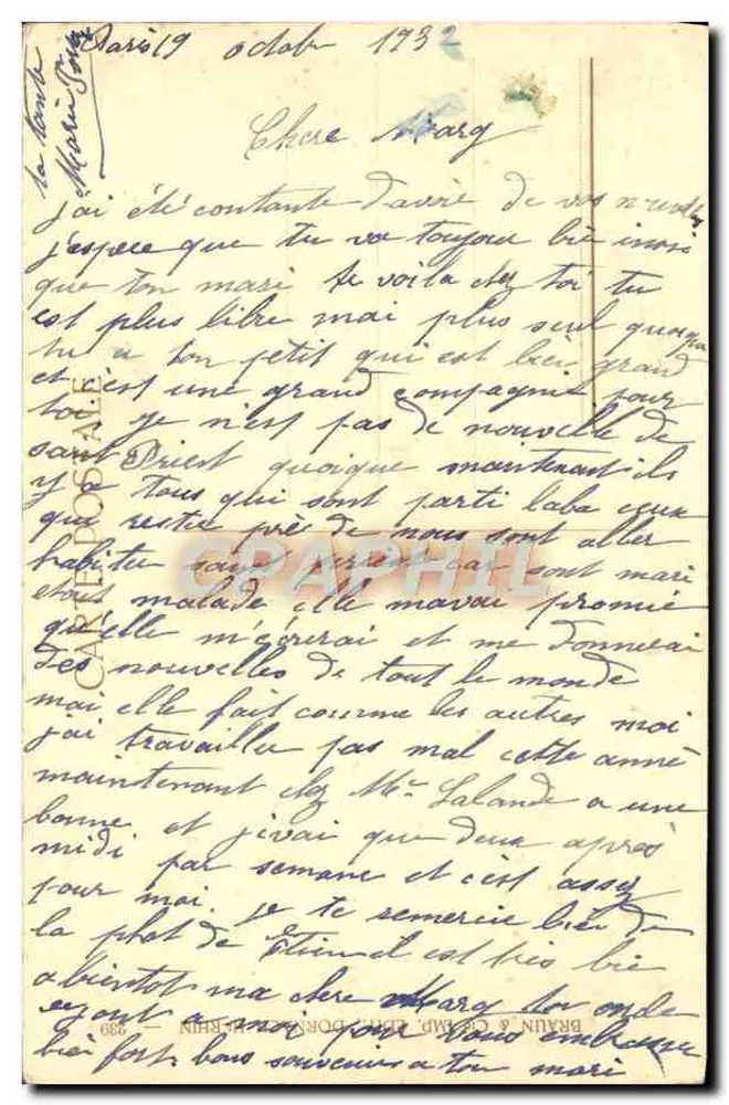 Barr — Ruínas do Landsberg — Editor não identificado - Verso