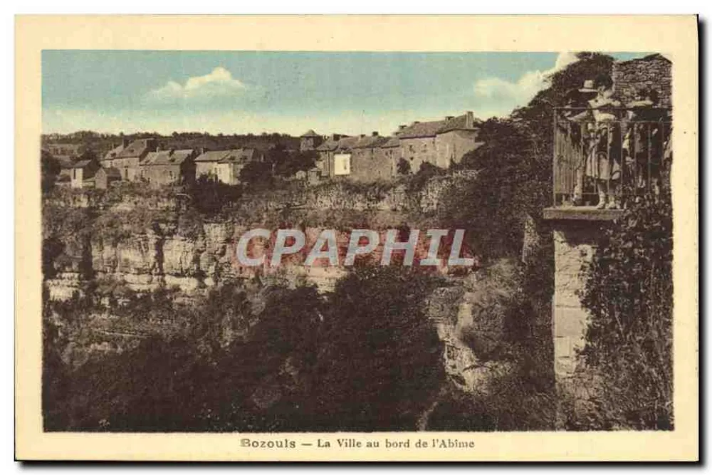 Bozouls — Die Stadt am Rand des Abgrunds — Edit. Léon Viniches - Vorderseite