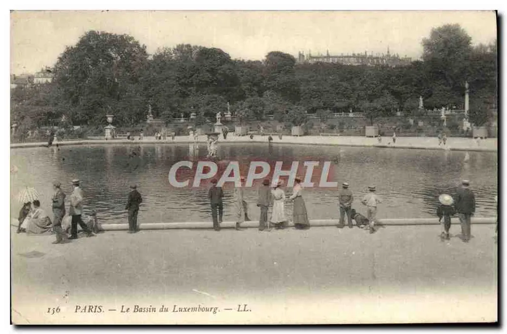 PARIS — Der Bassin des Luxembourg — LL. — n° 136 - Vorderseite