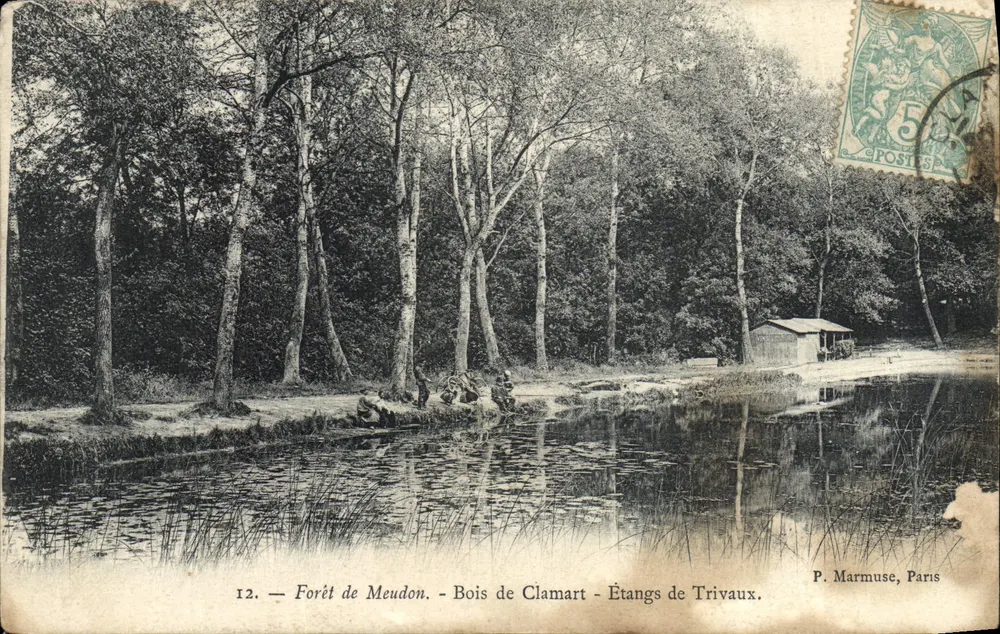 Wald von Meudon — Wald von Clamart — Seen von Trivaux — P. Marmuse, Paris - Vorderseite