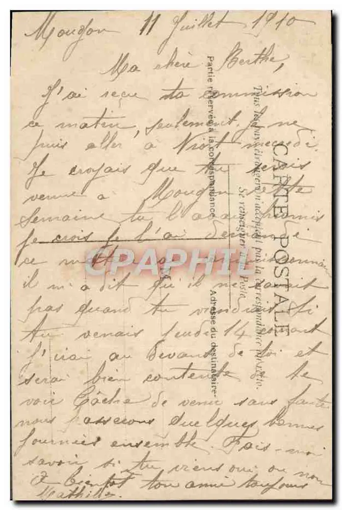 Junge Frau in floraler Umrahmung — farbig gestaltete Karte — CIRCE, Nr. 4212 - Rückseite