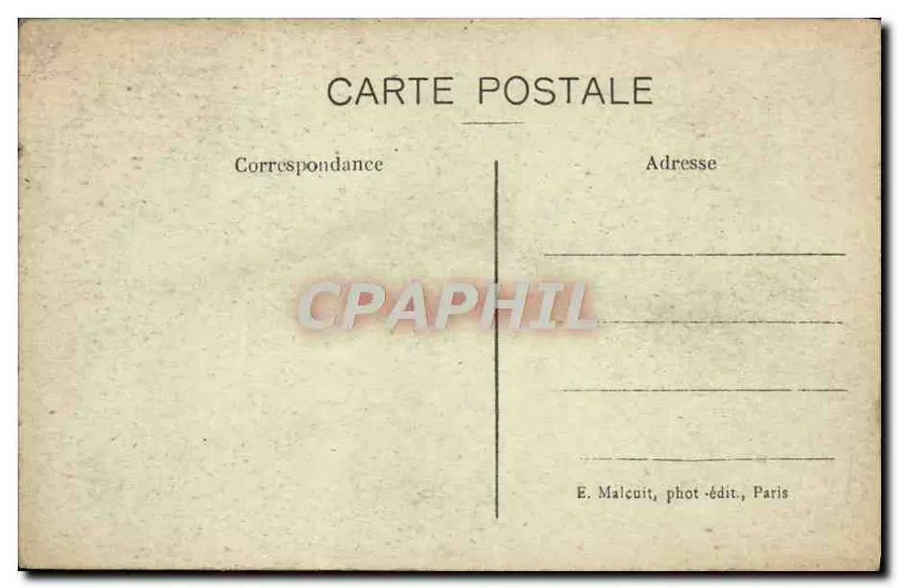 Vincennes — Der Bergfried und die Gräben des Schlosses — E.M. n°288 - Rückseite