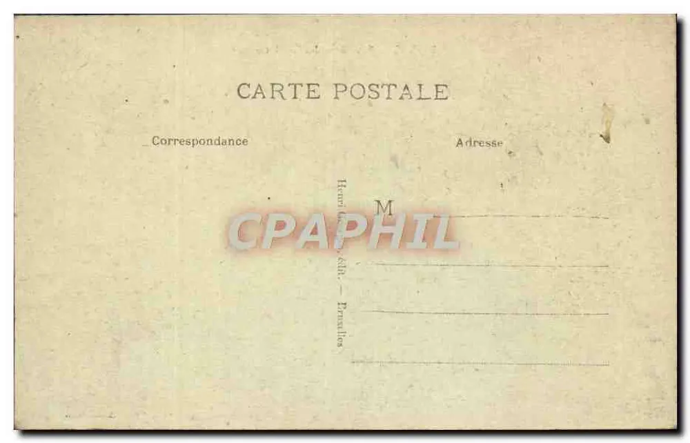 Bruxelas — Jardim Botânico — editor Brun (Bruxelas) n°57 - Verso