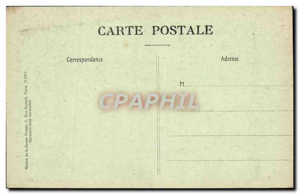 Lourdes - Die gekrönte Jungfrau und das Wunder - Maison de la Bonne Enseigne, Paris - Rückseite
