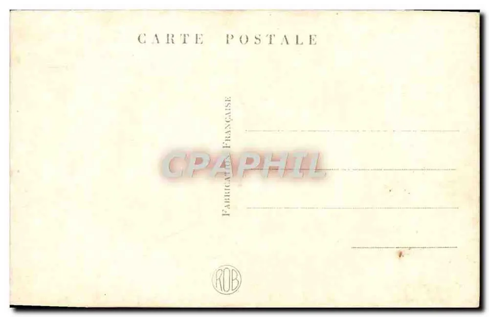 Liebespaar in einem Herz — 'Porte Bonheur' — Verlag ROB - Rückseite