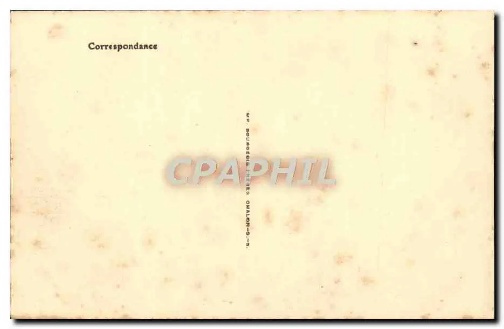 Rochas de BAUME — Vista panorâmica — B.F. Chalonnais - Verso