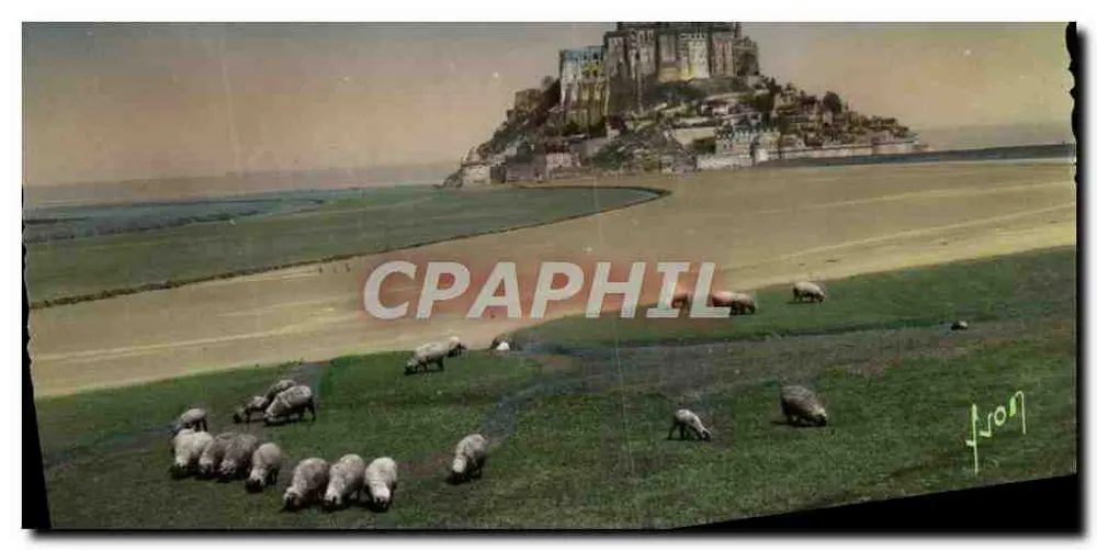 Mont Saint-Michel — Allgemeiner Blick und der Coursnon — Les Éditions d'Art, Nr. 2643 - Vorderseite